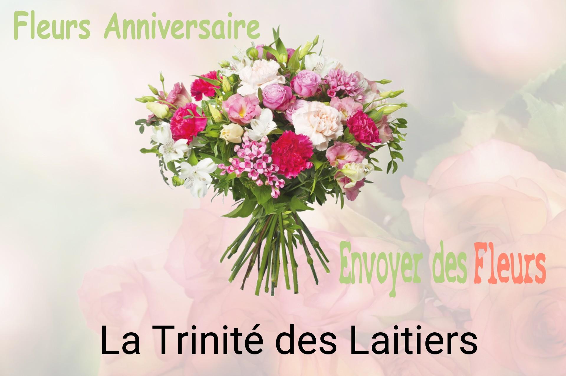 Bouquet de fleurs d’anniversaire livré à La Trinité-des-Laitiers